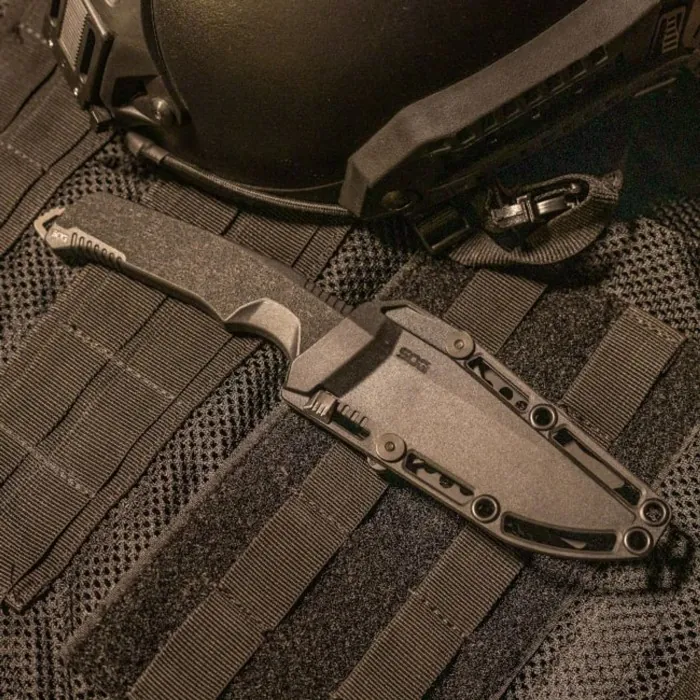 Ніж SOG Trident FX, Blackout/Partailly Serrated