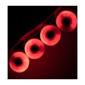 Колесо для роликів, що світяться Flying Eagle Lazerwheelz-Sparkle червоні 72 mm