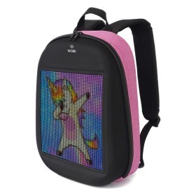 Рюкзак Sobi Pixel SB9702 Pink с LED экраном