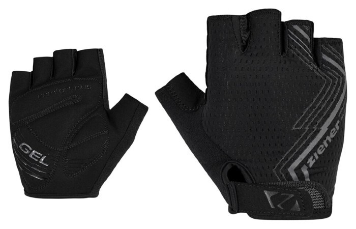 Велоперчатки Ziener Corbinian black, укр, укр