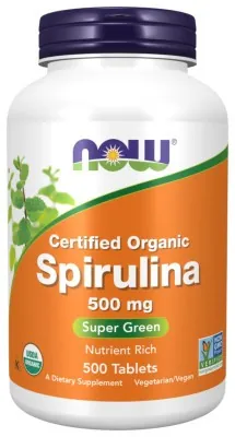 Spirulina 500mg - 500 tabs