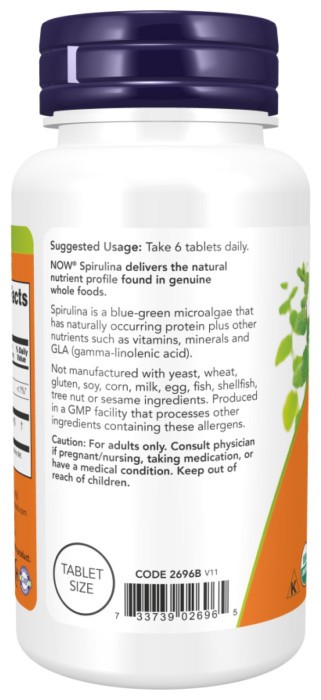 Spirulina 500mg - 500 tabs