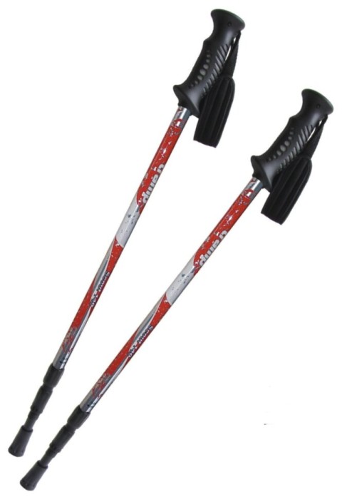 Трекінгові палиці Tramp Scout 140 Alu 6061 червоні (пара), укр, укр