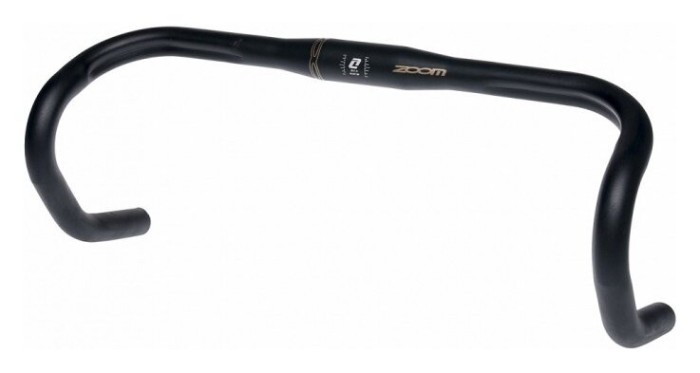 Кермо шосе "баран" алюміній. 25.4мм ZOOM DR-AL-48BE L440мм (чорний), укр, укр