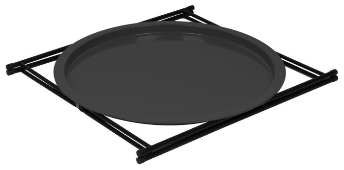Стол Bo-Camp Harlem 46x46 cm Black (1404325)
