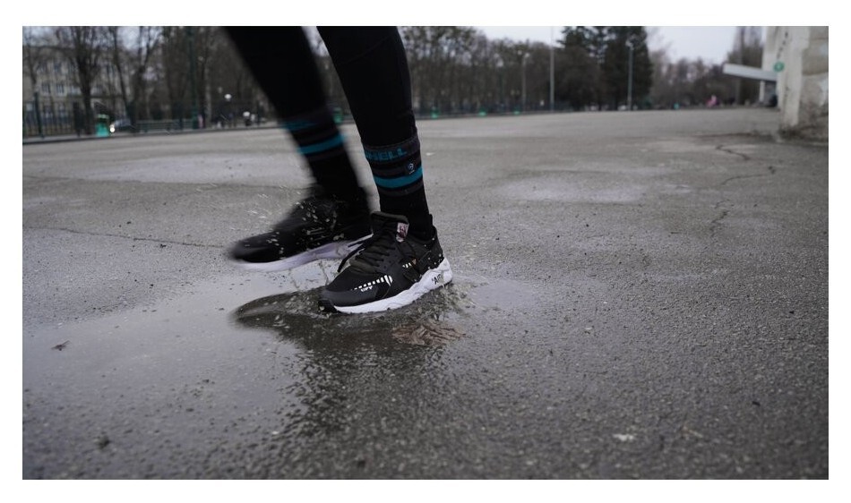 Шкарпетки водонепроникні Dexshell Ultra Dri Sports, р-р XL, з блакитною смугою, укр, укр