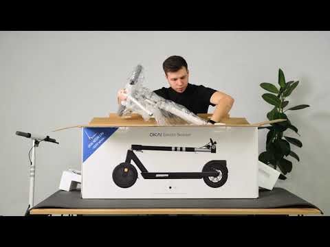 Електросамокат OKAI ES20-NEON White 9", 300(600)W, 9.8Ah, 40km, 25km\h, 20%, NFC, App, 16kg
