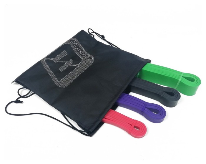 Резиновые петли EasyFit: набор 2-65 кг (4 шт)