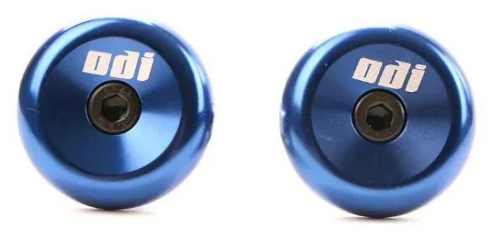 Баренди ODI Aluminium End Plugs w/ Lasered Logo Black (чорні баренды)