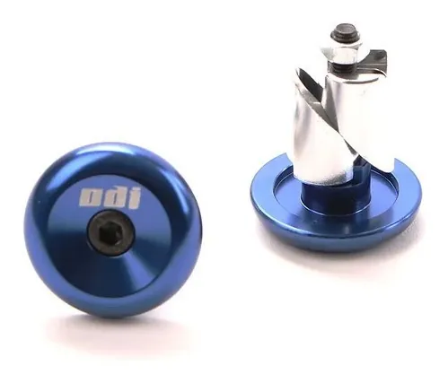 Баренди ODI Aluminium End Plugs w/ Lasered Logo Black (чорні баренды)