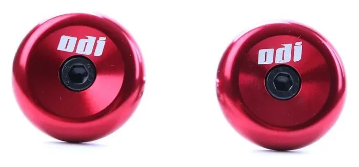 Баренди ODI Aluminium End Plugs w/ Lasered Logo Black (чорні баренды)