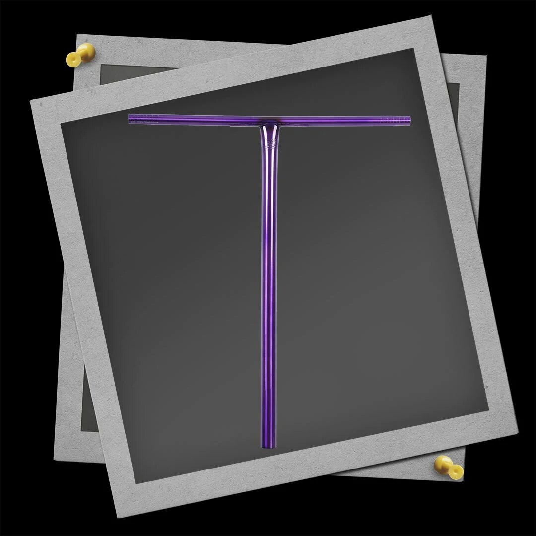 Кермо руль Triad Felon Oversize Bars 28" x 24"-Purple Transparent, укр, укр