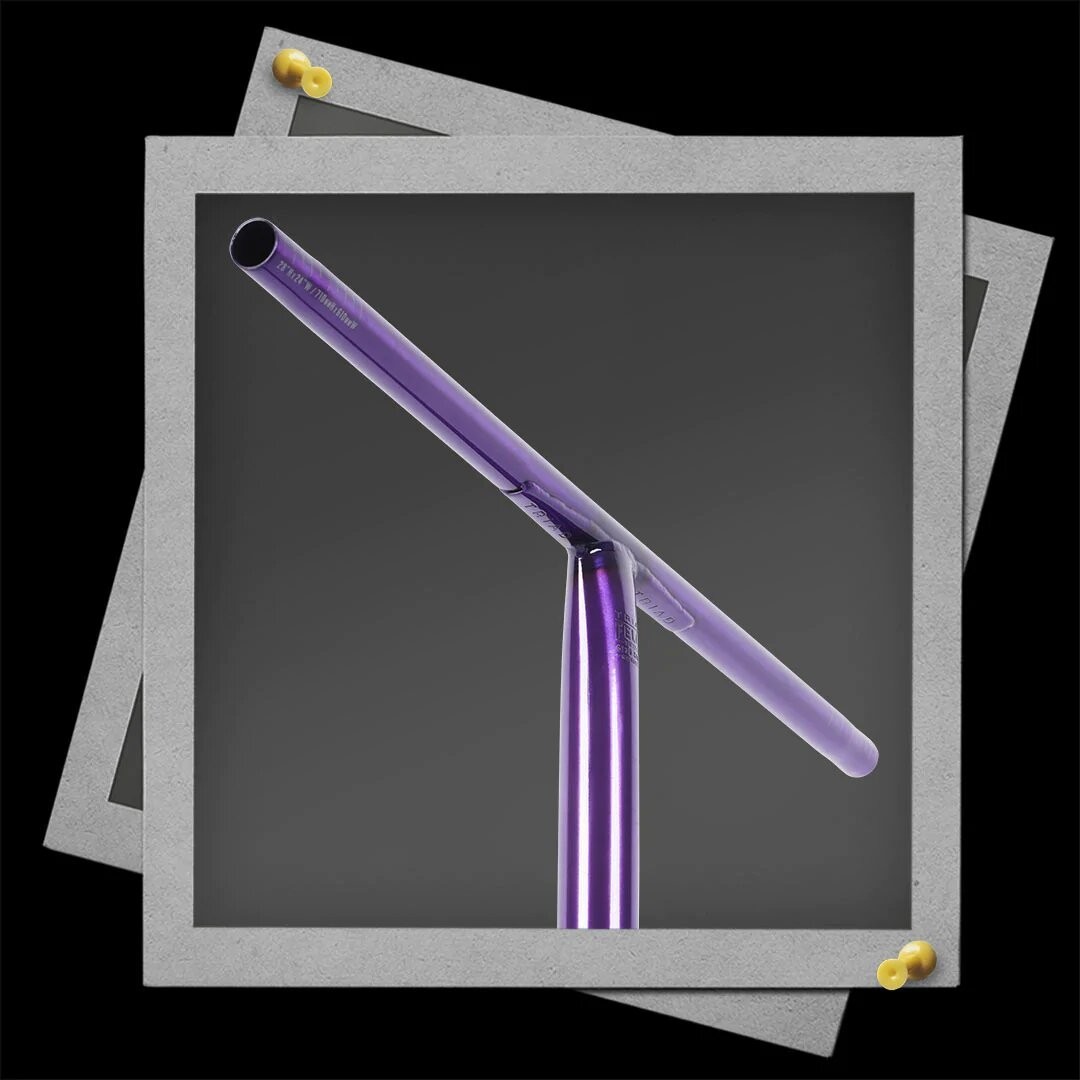 Кермо руль Triad Felon Oversize Bars 28" x 24"-Purple Transparent, укр, укр