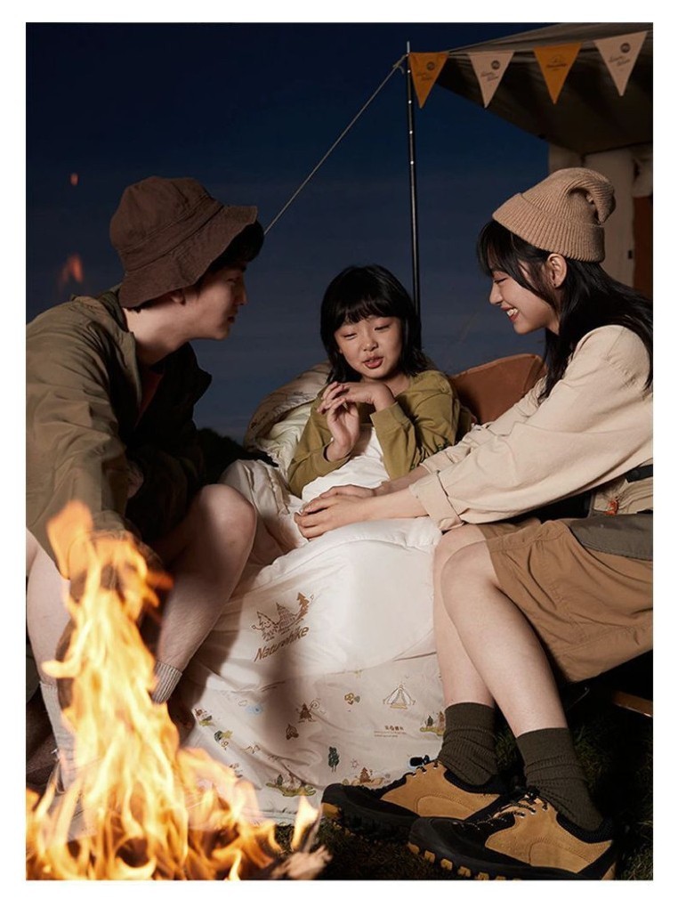 Детский спальник с капюшоном Naturehike B300 CNH22SD001, бежевый