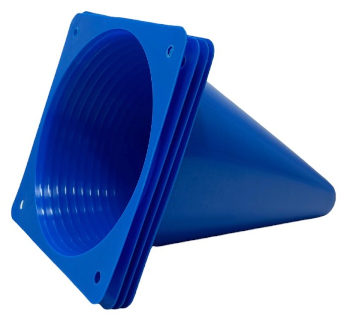 Конуси-фішки спортивні EasyFit 17 см (набір з 4 штук) сині