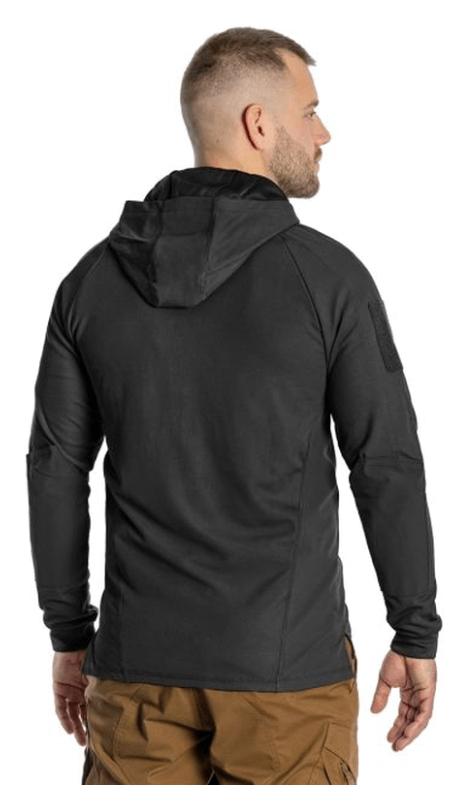 Кофта тактична Helikon-Tex RANGE HOODIE - TopCool, чорний, розмір M