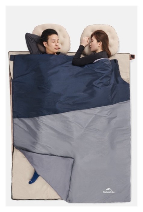 Спальный мешок Naturehike LW180 CNK2550WS026 Sunny Day PL01, (14°C) XL коричневый