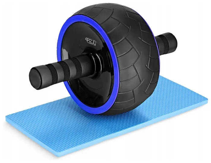Ролик (гімнастичне колесо) для преса 4FIZJO Ab Wheel XL Black/Blue (P-5907739314437)