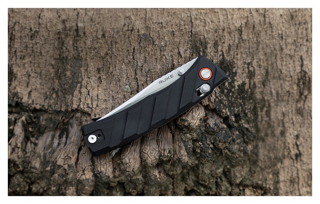 Ніж складаний Ruike P856-B чорний, укр, укр