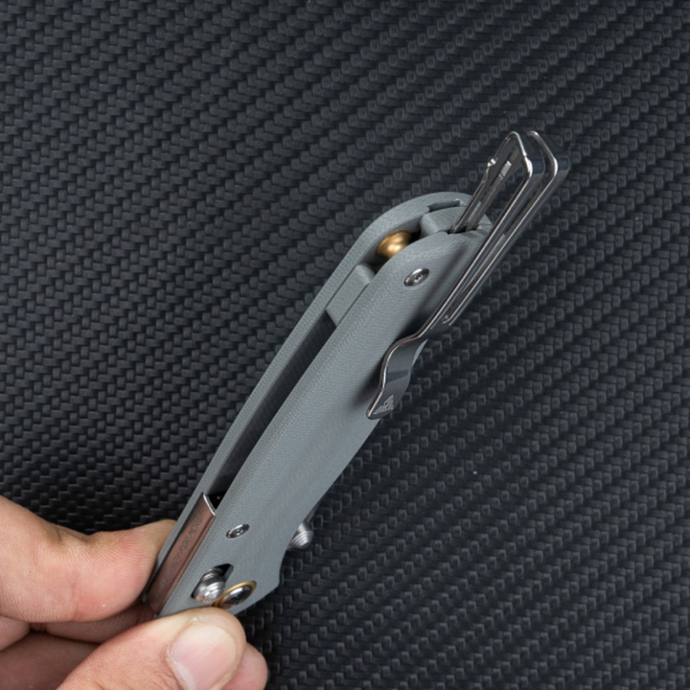 Ніж складаний SRM Medal 255L-GK2, сірий, укр, укр