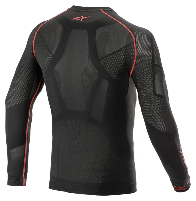 Alpinestars RIDE TECH V2 TOP LONG SLEEVE SUMMER BLACK RED, M/L