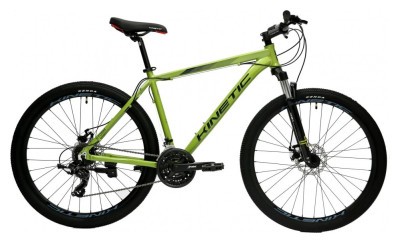 Велосипед гірський 27.5" Kinetic Storm Light Green 19" (2024)