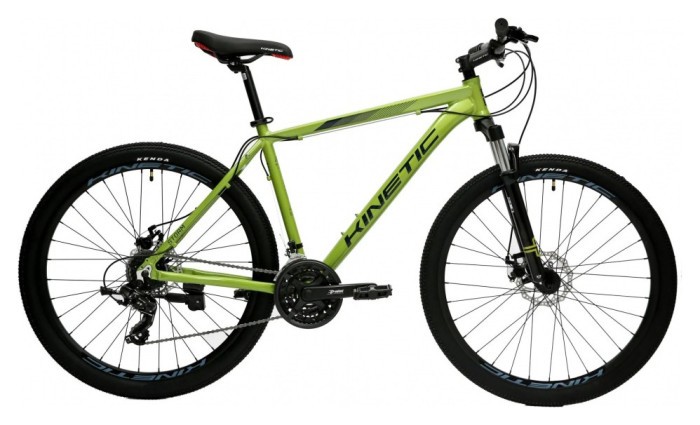Велосипед гірський 27.5" Kinetic Storm Light Green 19" (2024)