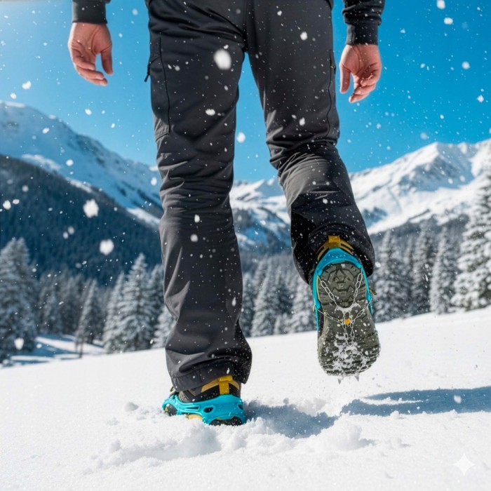 Ледоходы на обуви Springos Size M CS0166 Sky Blue
