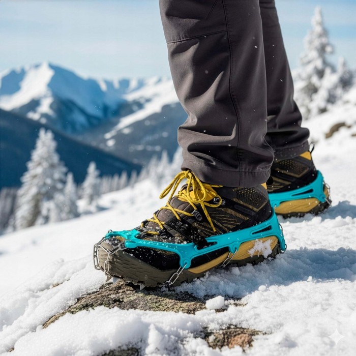 Ледоходы на обуви Springos Size M CS0166 Sky Blue