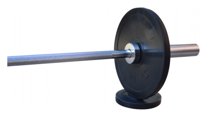 Штанга резиновая RN-Sport 50 кг с олимпийским грифом