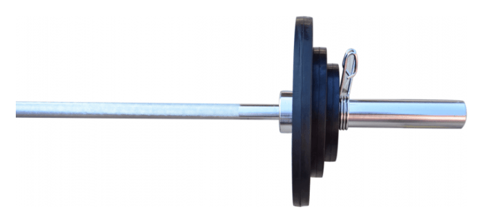 Штанга резиновая RN-Sport 50 кг с олимпийским грифом