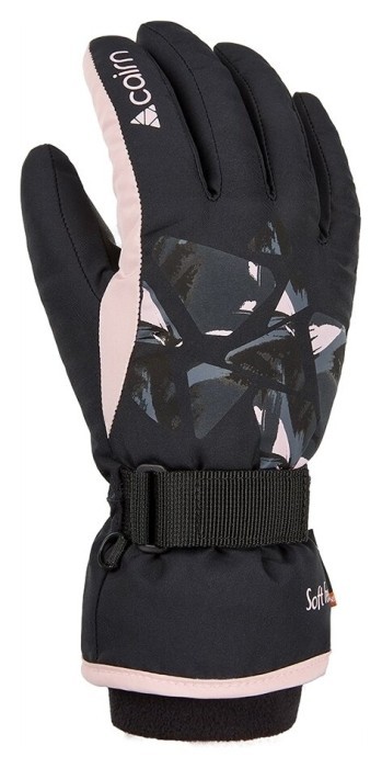 Рукавички Cairn Wizar для жінок black-pink fragment, укр, укр