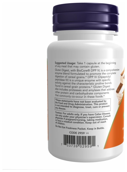 Gluten Digest Enzymes - 60 vcaps