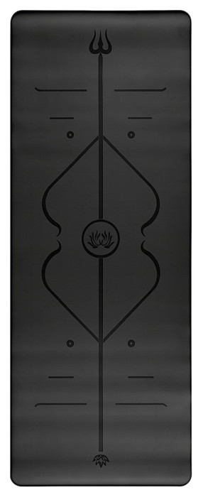Коврик для йоги, pu 183 х 68 см, 5 мм (pu 183 х 68) Bavar Sport (черный)