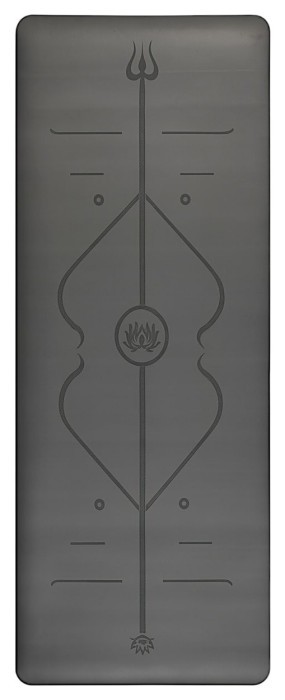 Коврик для йоги, pu 183 х 68 см, 5 мм (pu 183 х 68) Bavar Sport (черный)