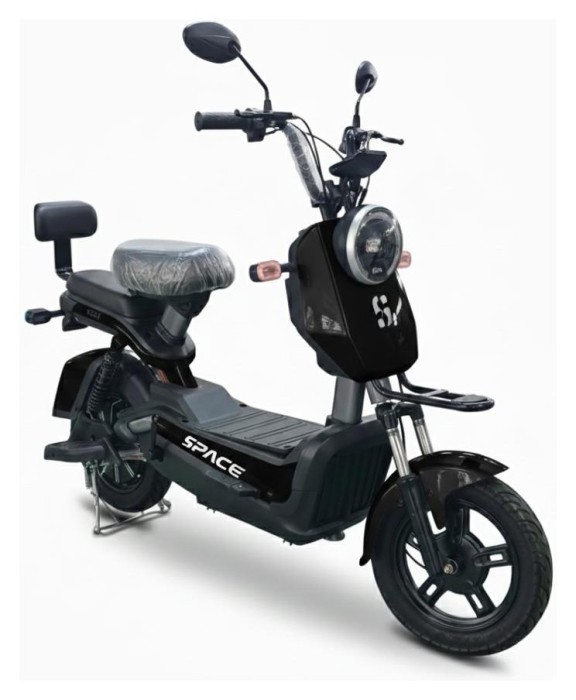 Електроскутер SPACE SIRI 14" 48B 750Вт 20А*г барабан/барабан свинцево-кислотний чорний 2026, укр, укр