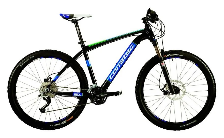 Велосипед Corratec X-Vert S 650B 0.4 27,5" Black Blue Green (49 Чорний)