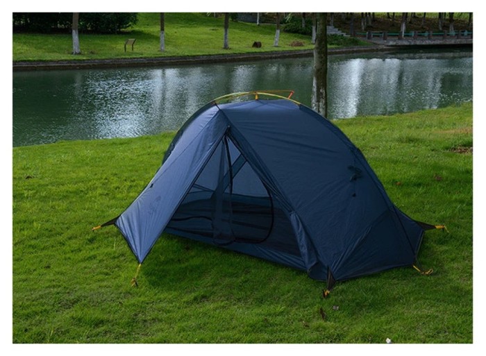 Намет двомісний Naturehike Tagar NH17T180-J, темний блакитний, укр, укр