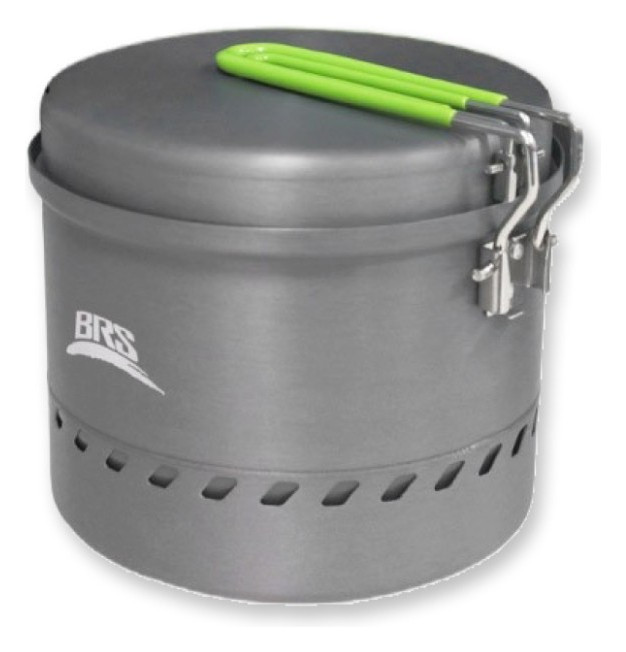 Набір туристичного посуду (каструля + сковорідка) BRS-TS19С, 2,5л, алюміній, укр, укр