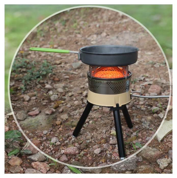 Набір туристичного посуду (каструля + сковорідка) BRS-TS19С, 2,5л, алюміній, укр, укр