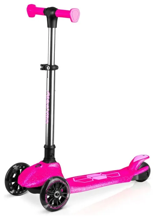 Детский самокат трехколесный Ricokids Jelly розовый