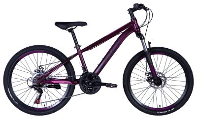 Велосипед ST 24" SPACE MARS DD FR рама-13" фиолетовый 2024