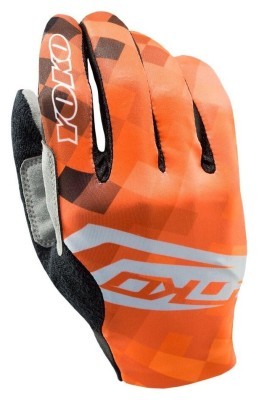 Перчатки для взрослых Yoko YBG 10.1 LONG FINGER MEN 9″ Orange/black/white (36046) O