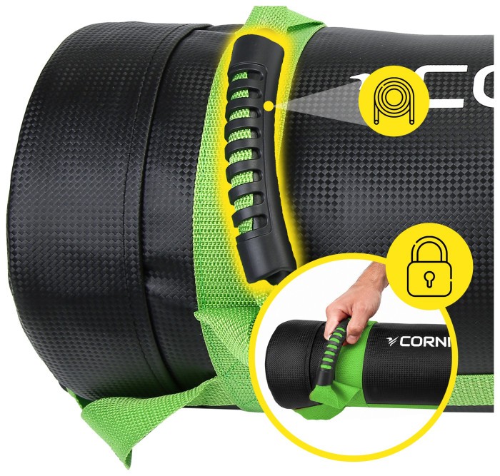 Мешок для кроссфита Cornix 15 кг тренировочный XR-0550 Black/Green