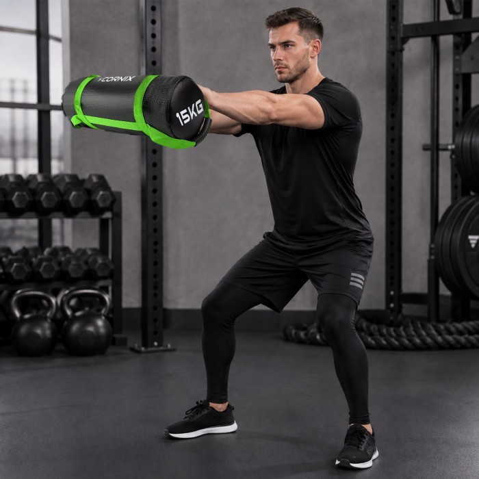 Мешок для кроссфита Cornix 15 кг тренировочный XR-0550 Black/Green