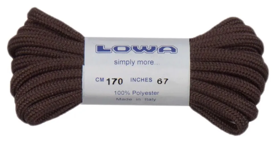 LOWA шнурки Zephyr 170 cm dark brown (830503-0493)