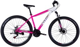 Велосипед ST 29" SPACE MARS DD FR рама-18" рожево-білий 2025 Велосипед ST 29" SPACE MARS DD FR рама-18" рожево-білий 2025