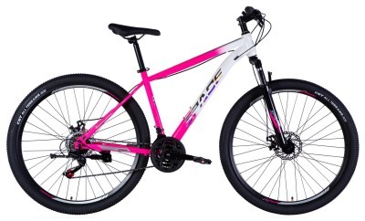 Велосипед ST 29" SPACE MARS DD FR рама-18" розово-белый 2025
