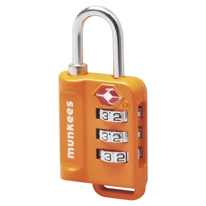 Munkees 3610 брелок-замок TSA Combi Lock orange, укр, укр