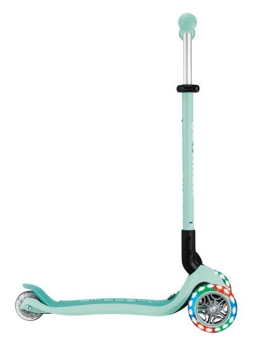 Самокат GLOBBER серії GO UP ACTIVE 360 м'ятний, до 20/50кг, 1+, колеса світяться, укр, укр